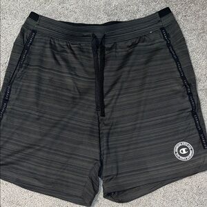 Champion Men's Dark Green Athletic Shorts